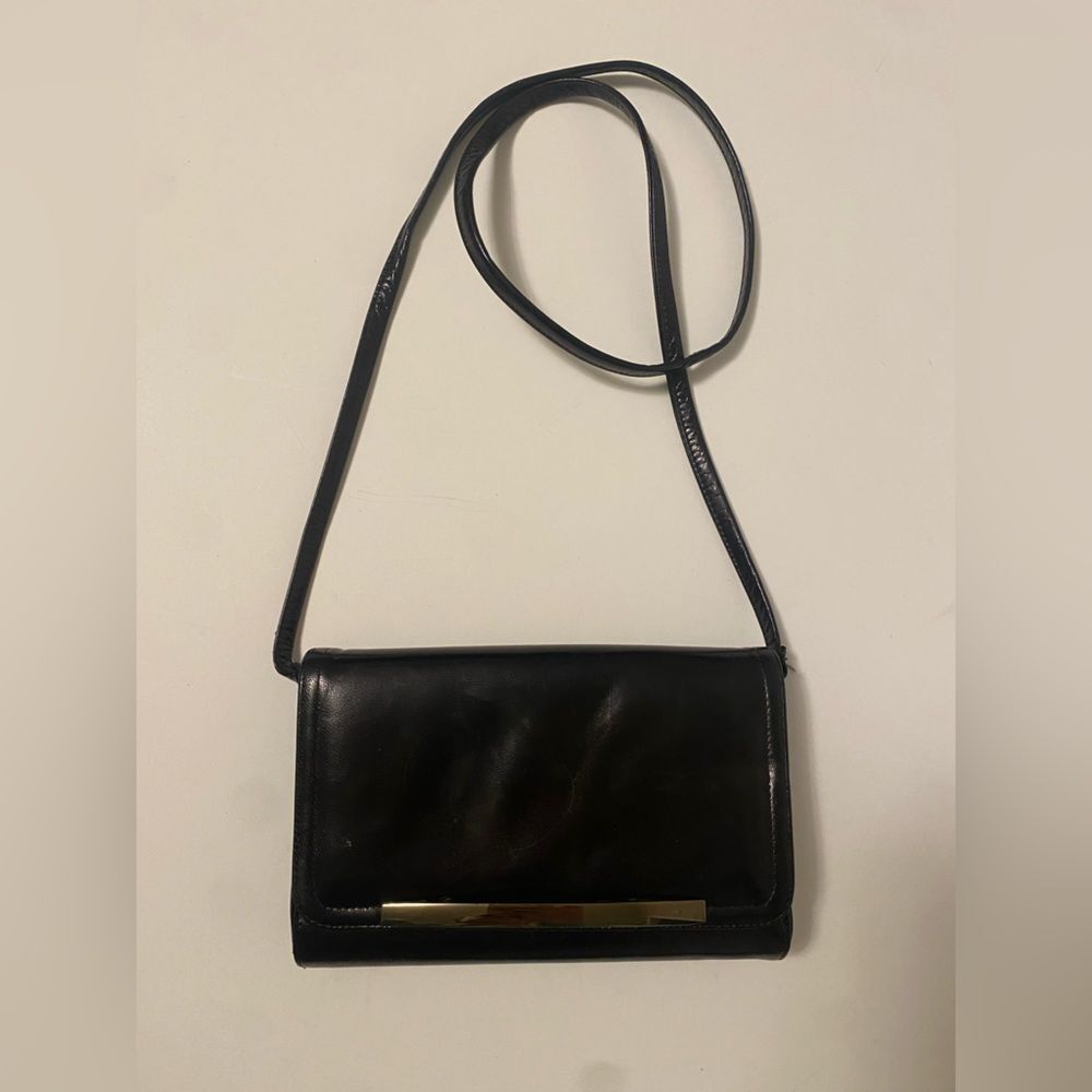 Vintage Frenchy of California Black Shoulder Bag Clutch